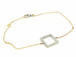 Bracelet Graphique Or blanc Diamant