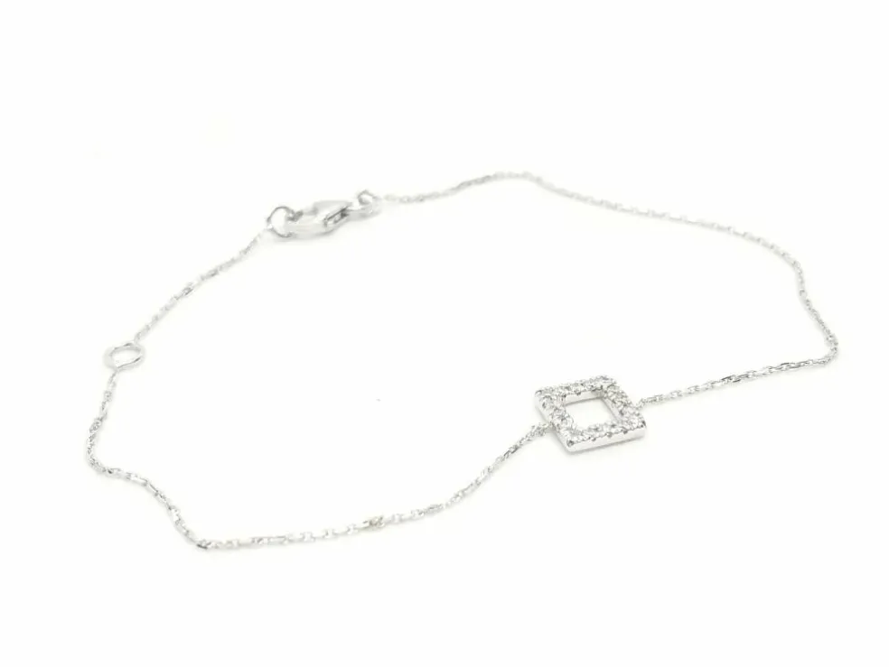 Bracelet Graphique Or blanc Diamant