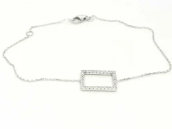 Bracelet Graphique Or blanc Diamant
