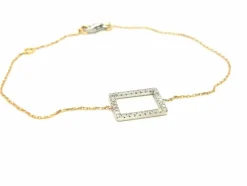 Bracelet Graphique Or rose Diamant