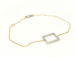 Bracelet Graphique Or rose Diamant