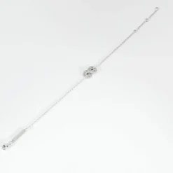 Bracelet infini or blanc et diamants