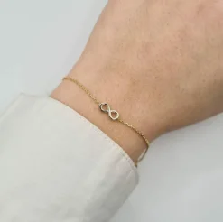 Bracelet "infini" or jaune