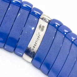 Bracelet JARRETIERE Céramique Bleu Diamants