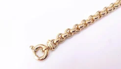 Bracelet jaseron or jaune 18 carats