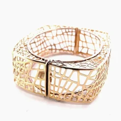 Bracelet jonc ajouré Or