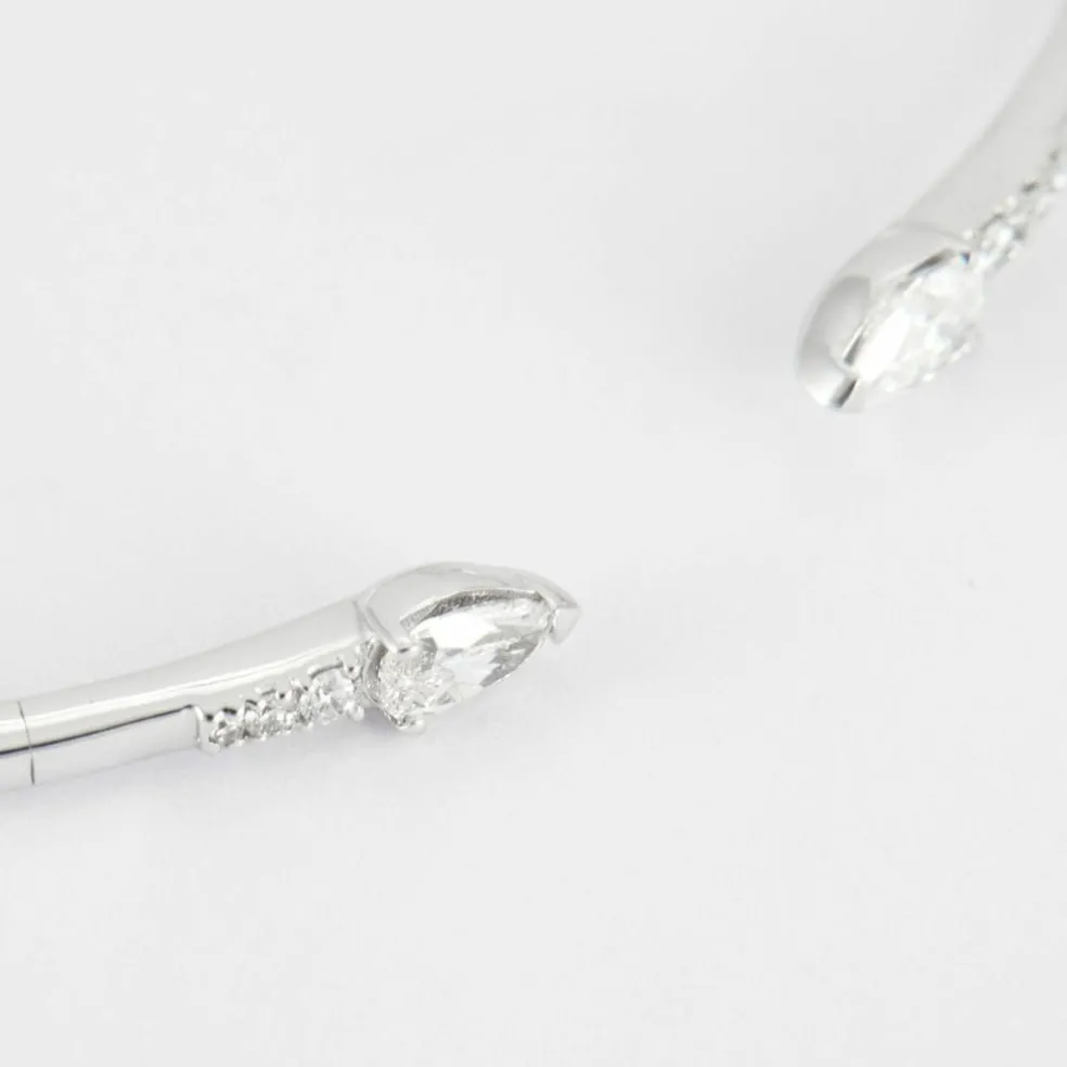 Bracelet jonc articulé ouvert