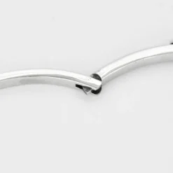 Bracelet jonc en or gris et diamants