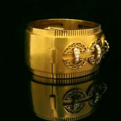Bracelet jonc en or jaune de la fin du XIXe siècle