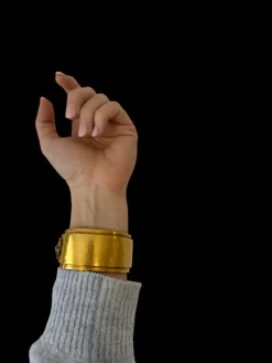 Bracelet jonc en or jaune de la fin du XIXe siècle