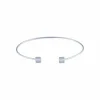 Bracelet Jonc Lucky One - Or blanc Diamants