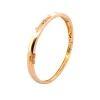 Bracelet jonc multi diamants or rose 18 carats