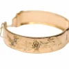 Bracelet Jonc Napoléon III Or Rose et Perles fines
