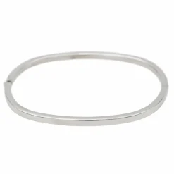 Bracelet Jonc Or blanc