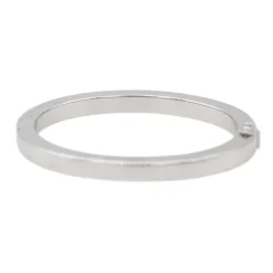 Bracelet Jonc Or blanc