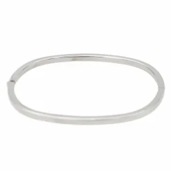 Bracelet Jonc Or blanc