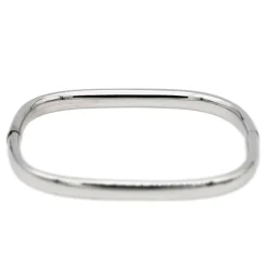 Bracelet Jonc Or blanc