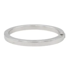 Bracelet Jonc Or blanc