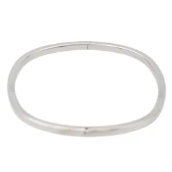 Bracelet Jonc Or blanc