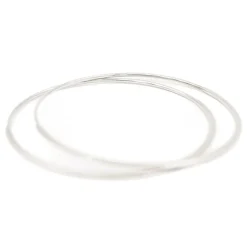 Bracelet Jonc Or blanc