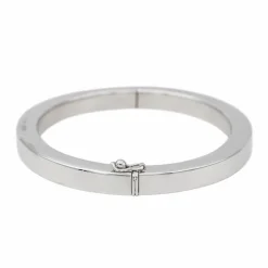Bracelet Jonc Or blanc