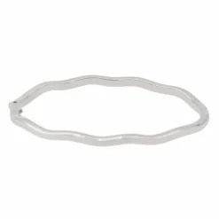 Bracelet Jonc Or blanc