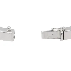 Bracelet Jonc Or blanc