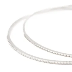 Bracelet Jonc Or blanc