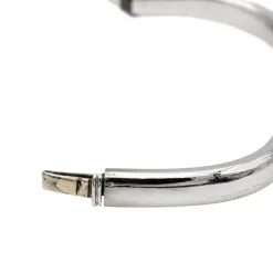 Bracelet Jonc Or blanc