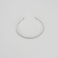 Bracelet Jonc or blanc diamants
