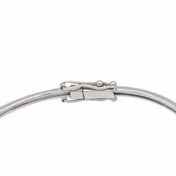 Bracelet Jonc Or blanc Diamant