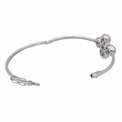 Bracelet Jonc Or blanc Diamant