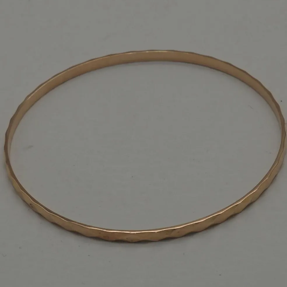 Bracelet jonc or jaune