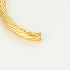 Bracelet jonc or jaune