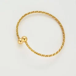 Bracelet jonc or jaune