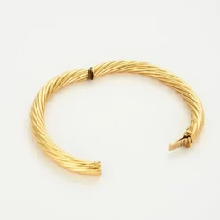 Bracelet jonc or jaune