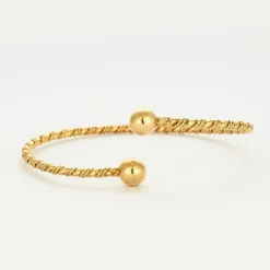 Bracelet jonc or jaune