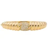 Bracelet Jonc Or jaune Diamant