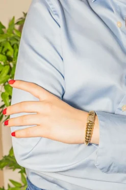 Bracelet Jonc Or jaune Diamant