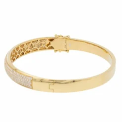 Bracelet Jonc Or jaune Diamant
