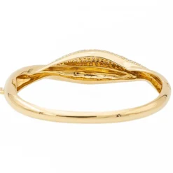 Bracelet Jonc Or jaune Diamant