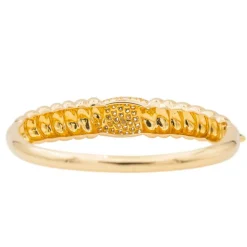 Bracelet Jonc Or jaune Diamant