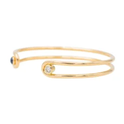 Bracelet Jonc Or jaune Diamant