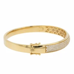 Bracelet Jonc Or jaune Diamant