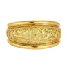 Bracelet jonc, or jaune filigrané