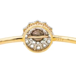 Bracelet Jonc Or jaune Perle
