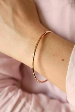 Bracelet Jonc Or rose