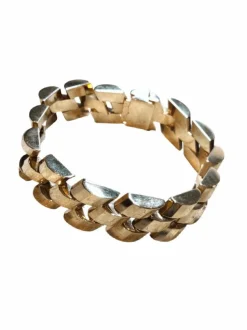 Bracelet jubilé en or jaune 14 carats