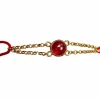 Bracelet "Les Petits Acrostiches" spinelle rouge