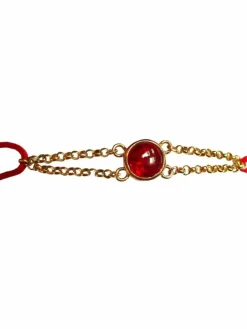 Bracelet "Les Petits Acrostiches" spinelle rouge